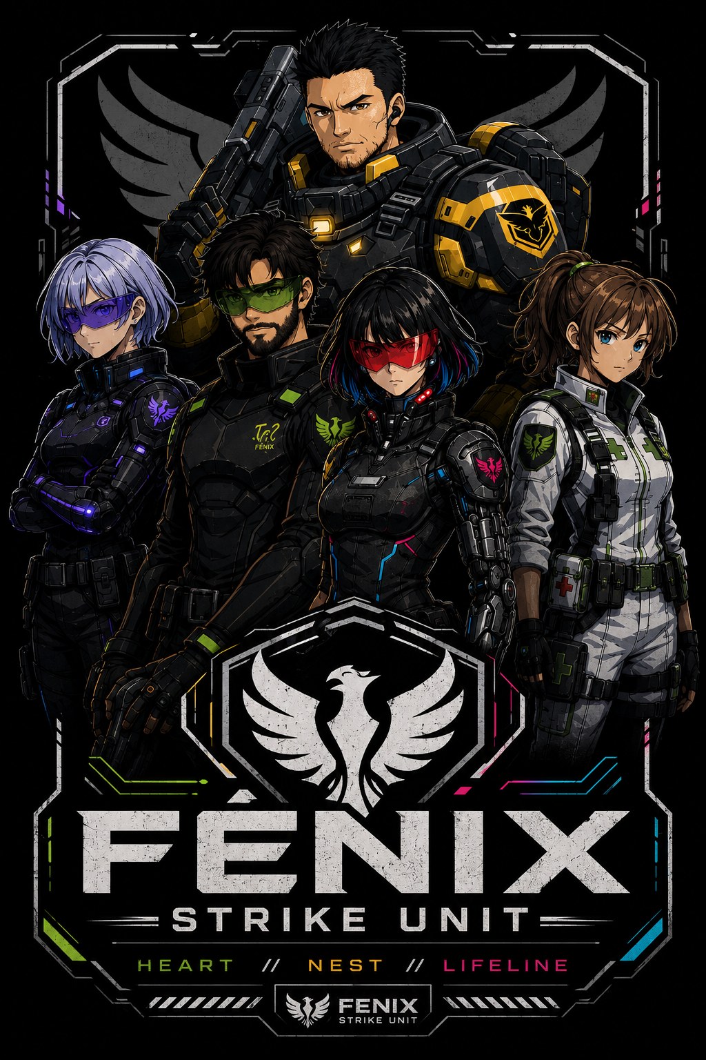 Escuadrón FÉNIX reunido