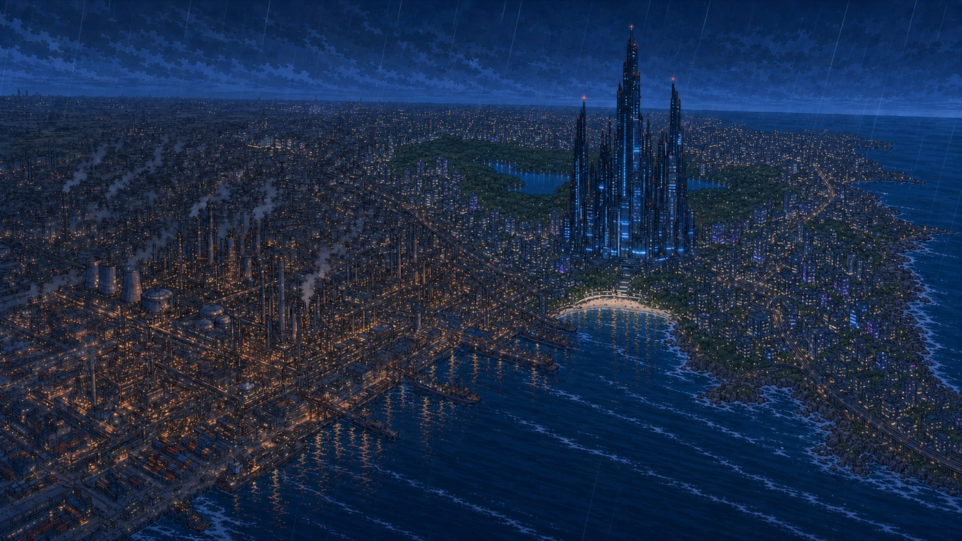 Panorámica de Umbra Prime desde el Golfo